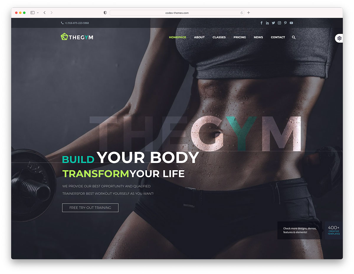 Fitness & Gym Websites